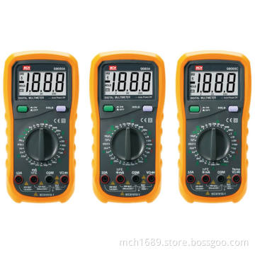 Digital Multimeter, AC/DC Voltage/Current, 2000 Counts (MCH-9600A/9880A/9600C)